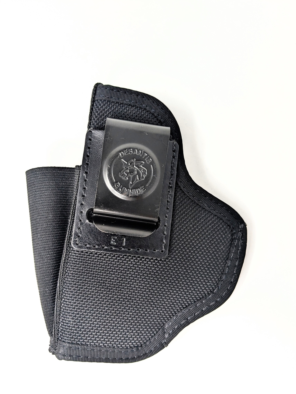 Desantis Gunhide Black Right-Hand Inside-The-Waistband (IWB) Nylon Holster